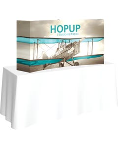 Hopup 5.5ft Curved Tabletop Tension Fabric Display