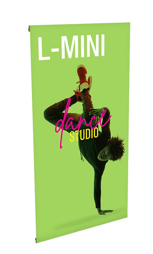L-Mini Spring Back Banner Stand